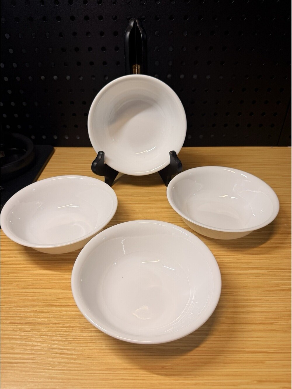 Corelle Winter Frost White Cereal Soup Pasta Bowls 6.25” Set Of 4 by Corning